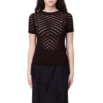 Maglia in viscosa traforata Twinset