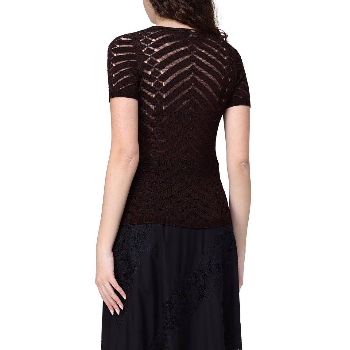 Maglia in viscosa traforata Twinset