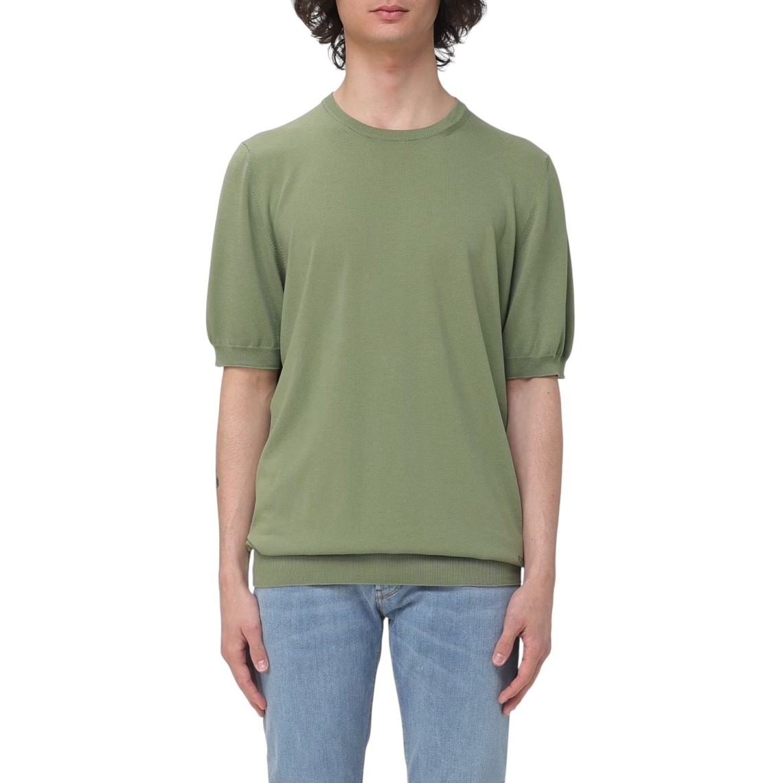 T-shirt in maglia di cotone Fay