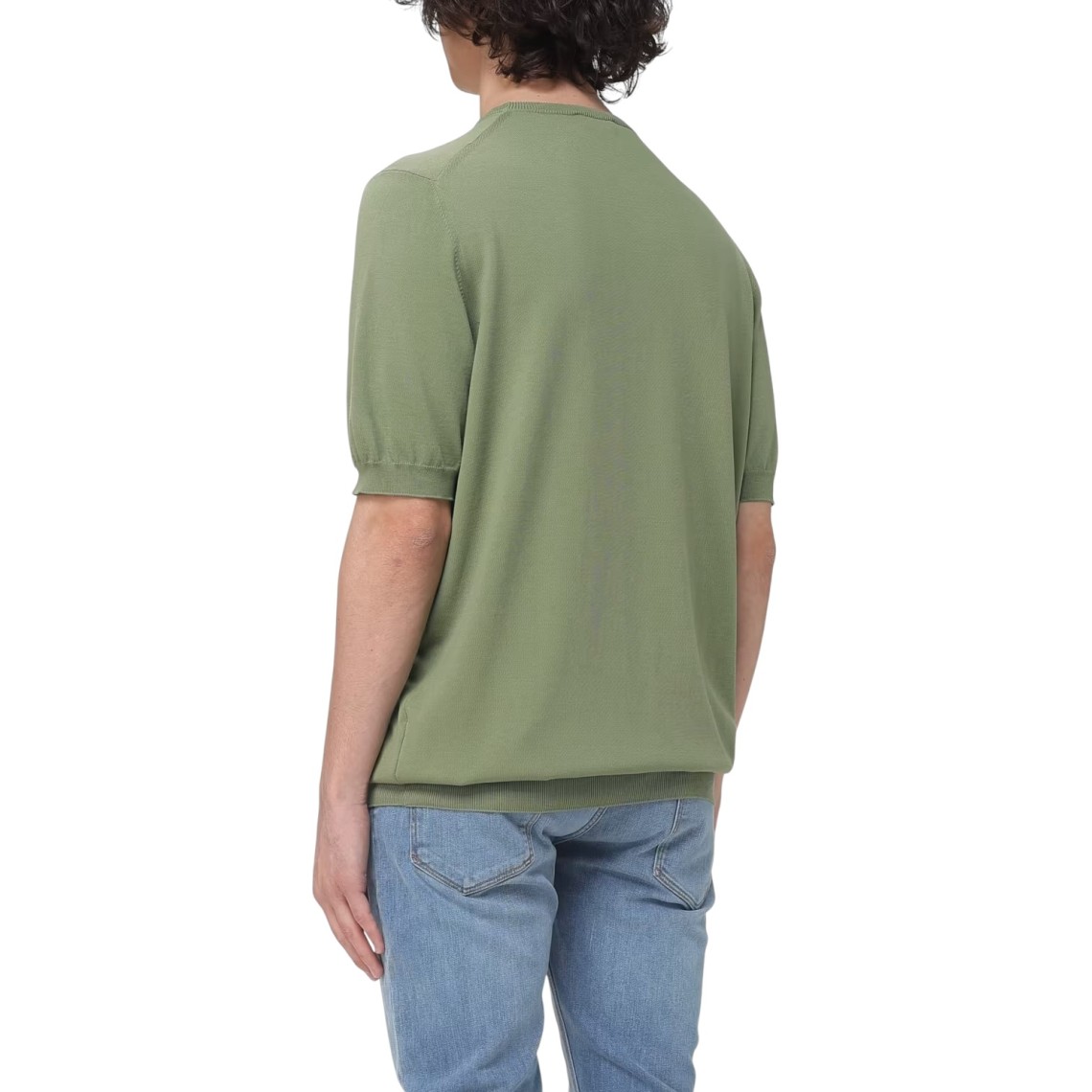 T-shirt in maglia di cotone Fay