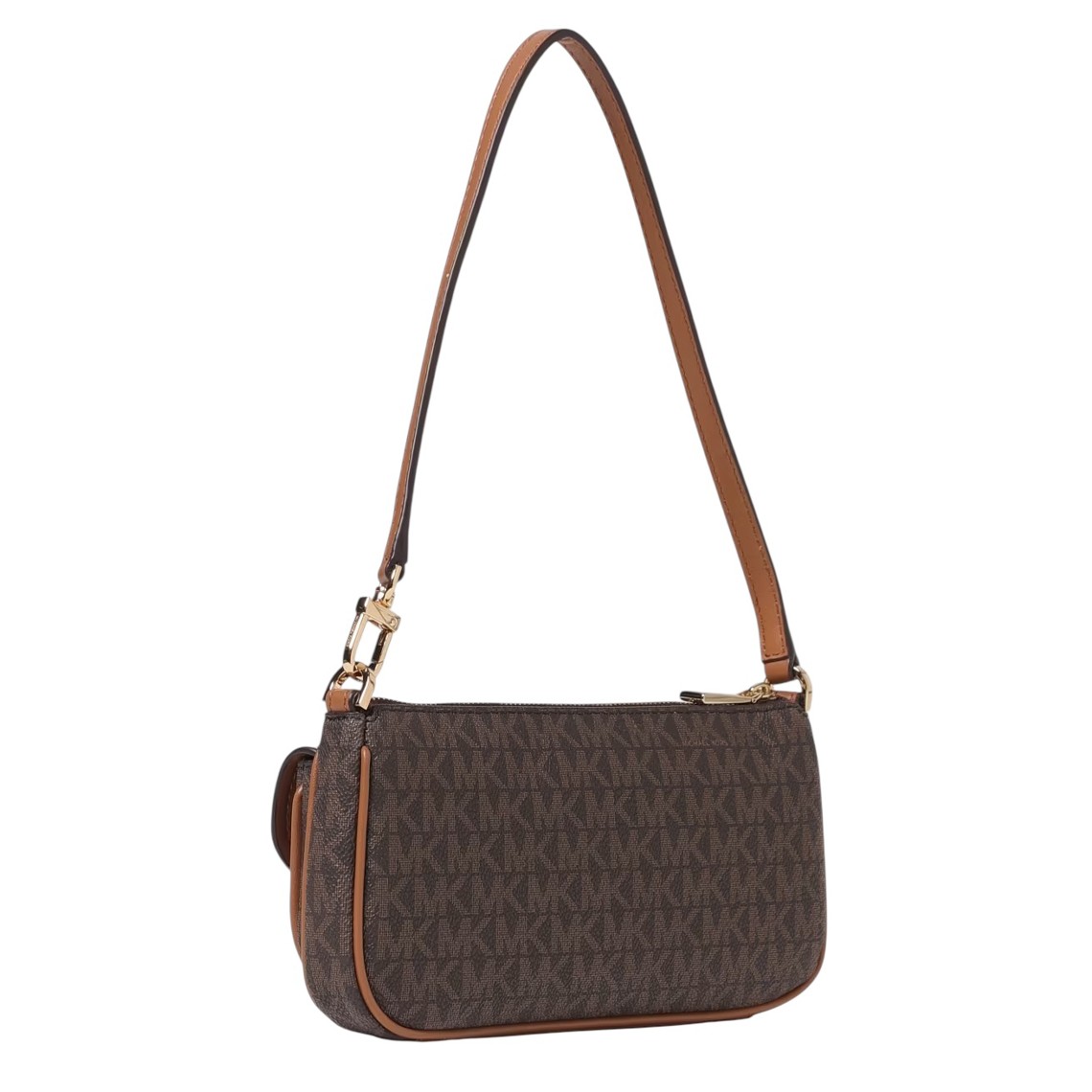 Pochette Zoe piccola con logo Michael Kors all over