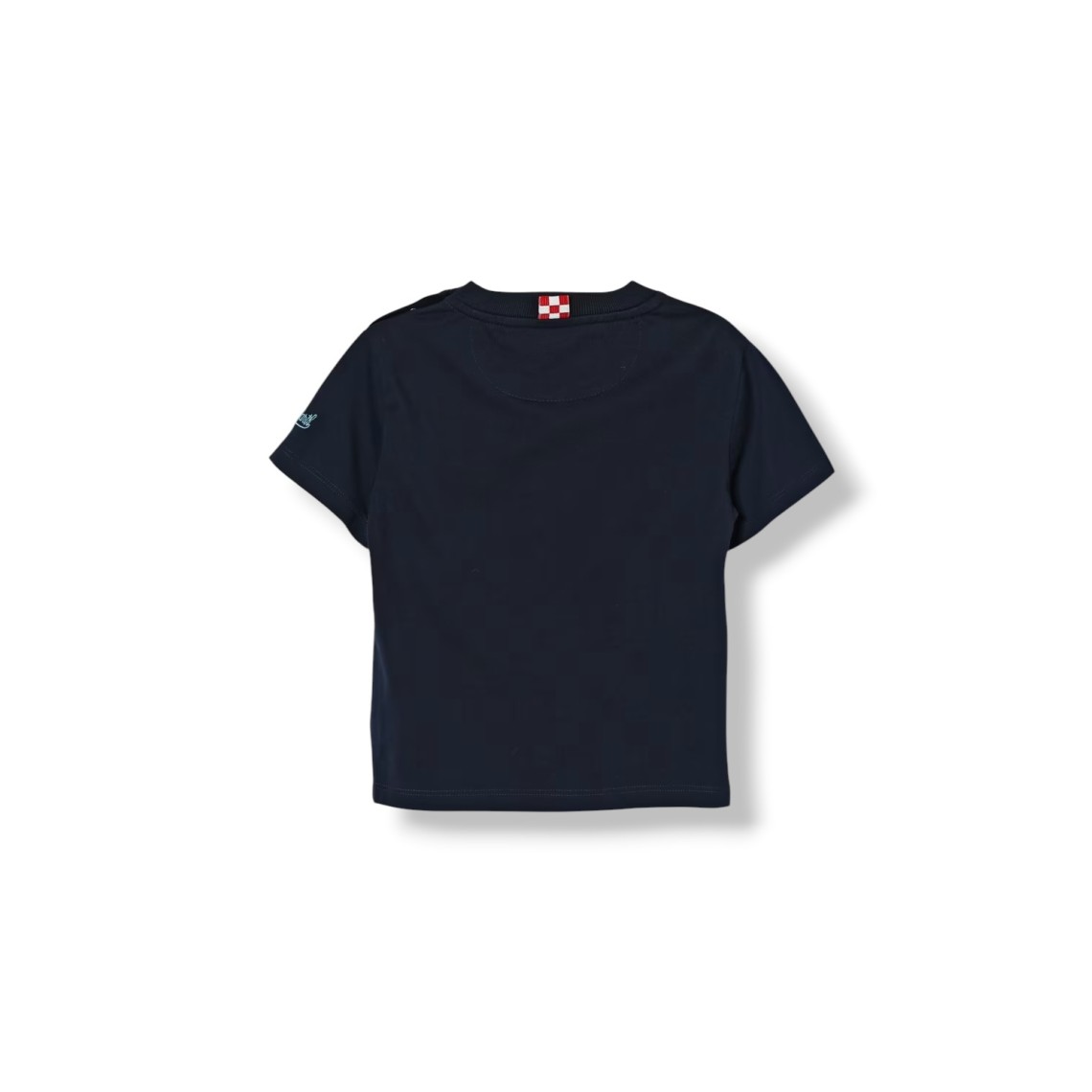 T-shirt in cotone con toppa stampata Mc2 Saint Barth