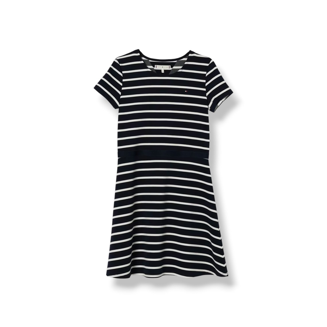 Abito mini Tommy Hilfiger in cotone a righe