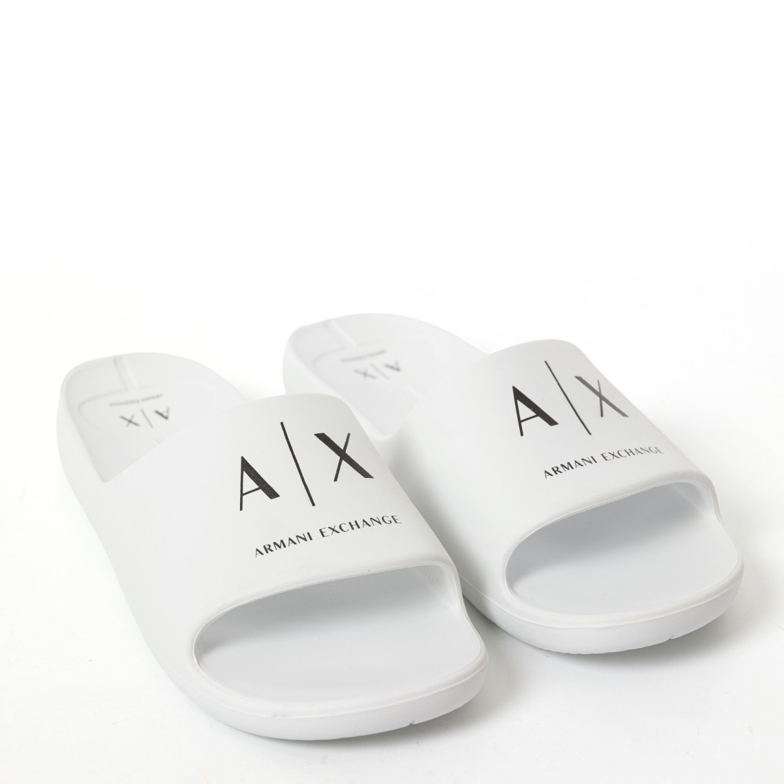 Ciabatte slides con logo Armani Exchange