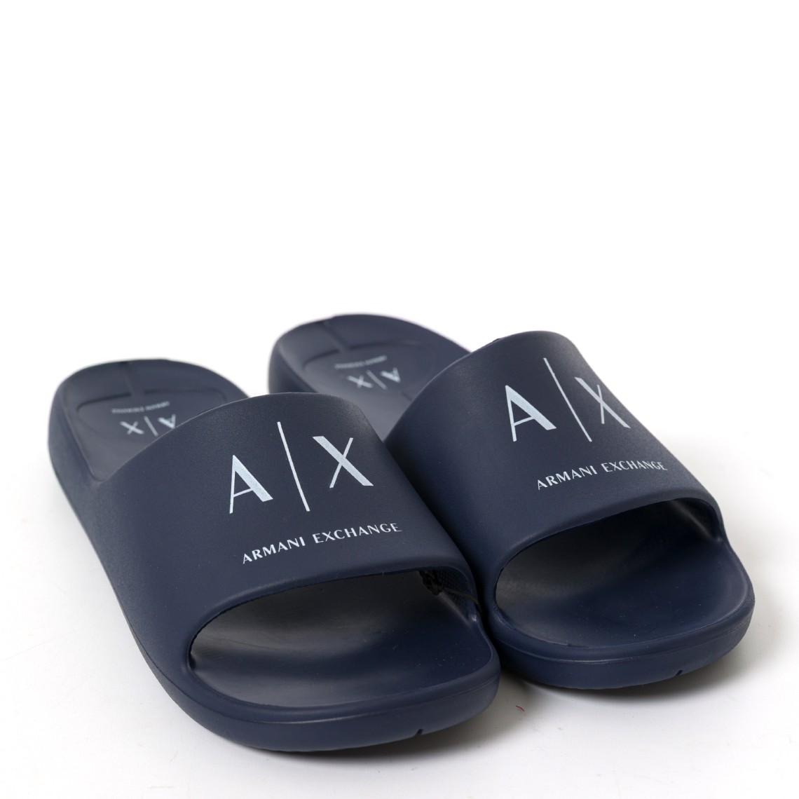 Ciabatte slides con logo Armani Exchange