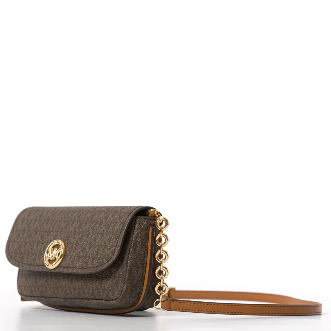 Borsa a tracolla Nolita piccola con monogramma Michael Kors