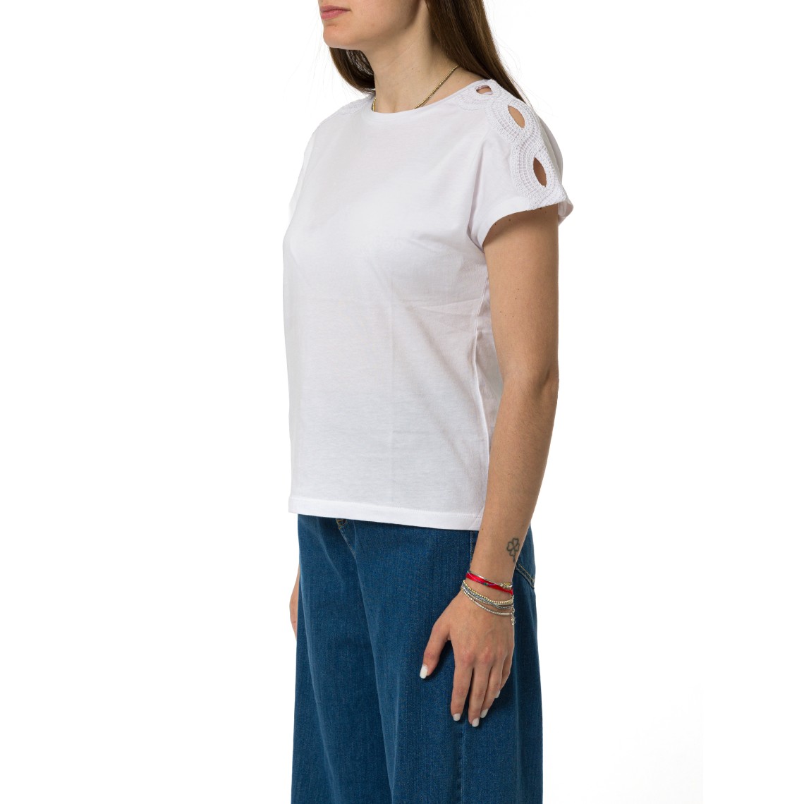 T-shirt in jersey di cotone Emme Marella