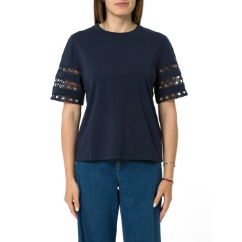 T-shirt con ricamo Emme Marella