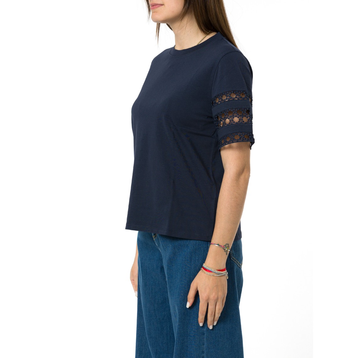 T-shirt con ricamo Emme Marella