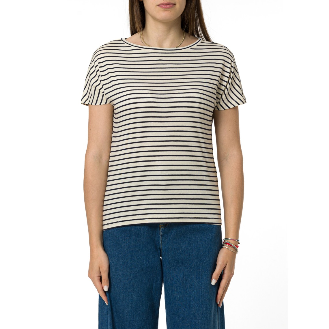 T-shirt a righe Emme Marella