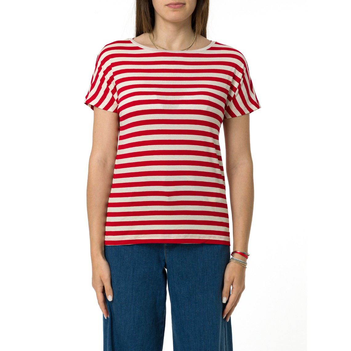 T-shirt a righe Emme Marella