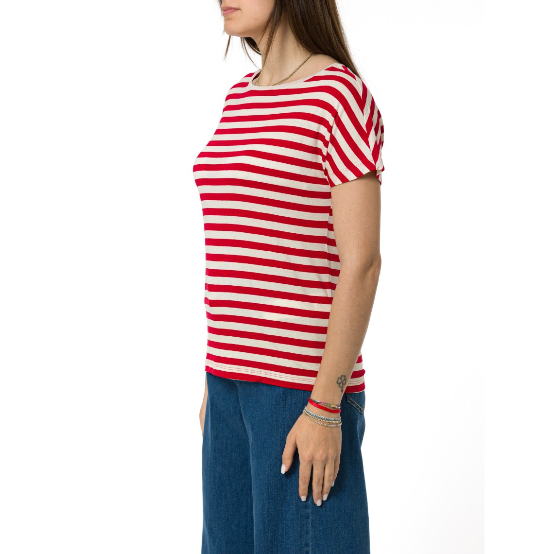 T-shirt a righe Emme Marella