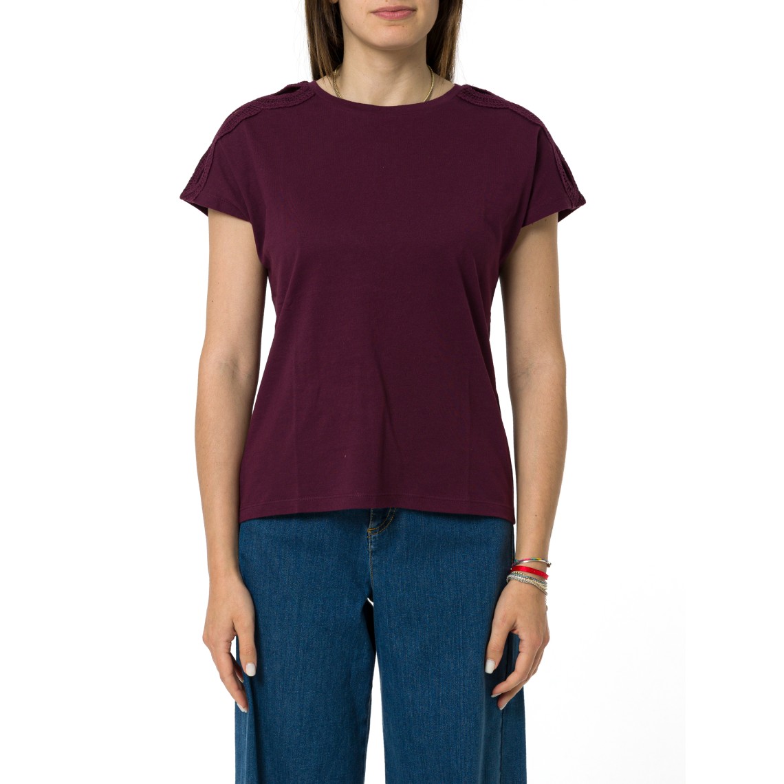 T-shirt in jersey di cotone Emme Marella
