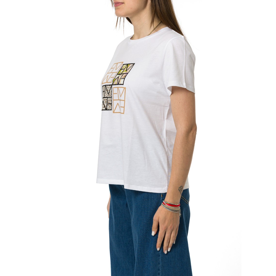 T-shirt in jersey di cotone Emme Marella