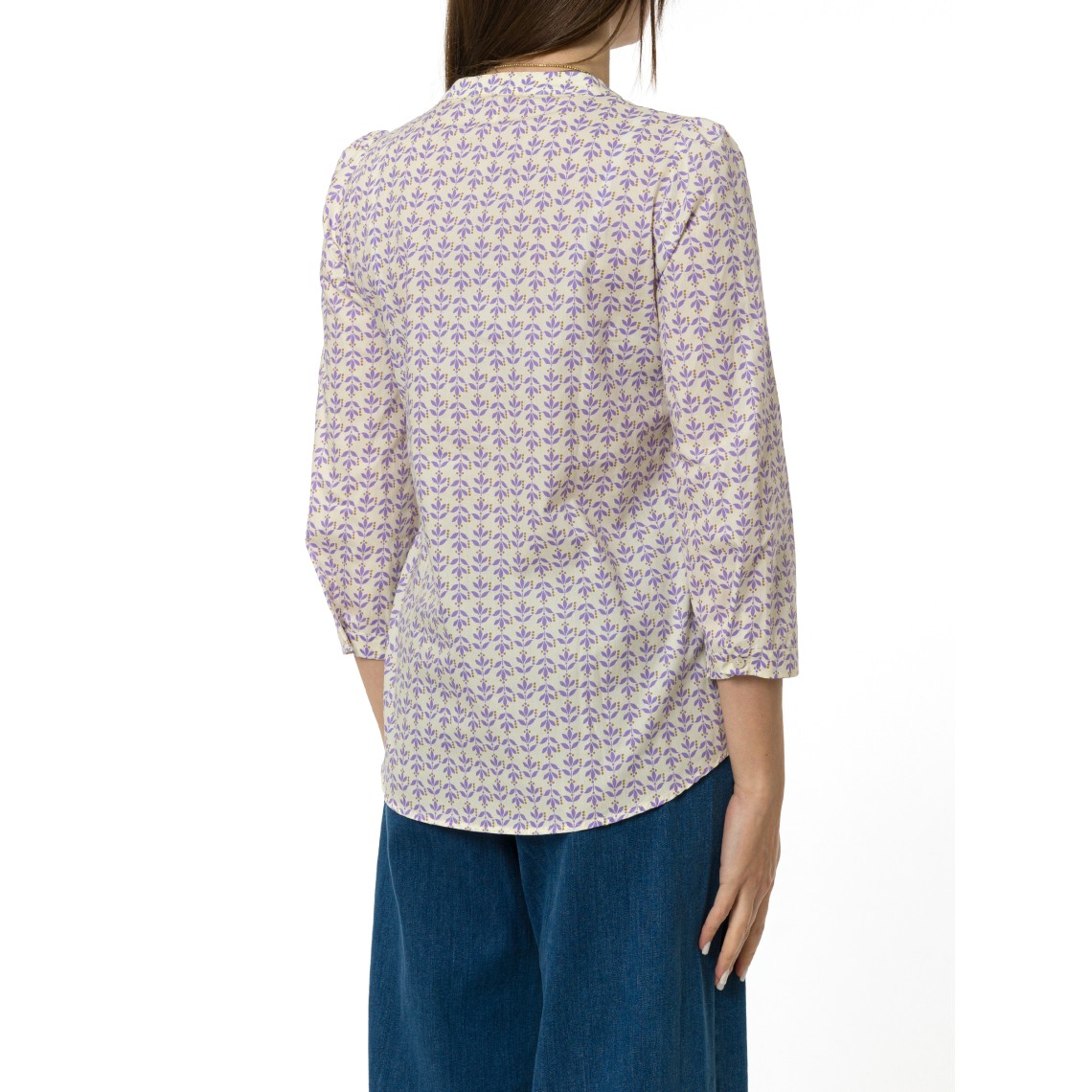 Camicia coreana con scollo a V Emme Marella