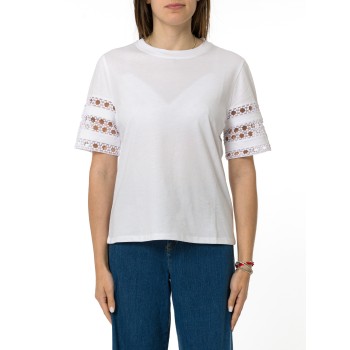 T-shirt con ricamo Emme Marella