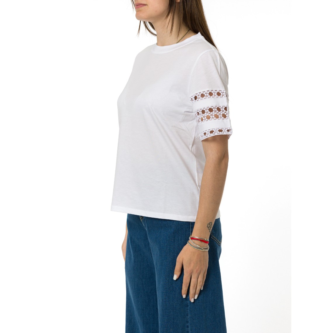 T-shirt con ricamo Emme Marella