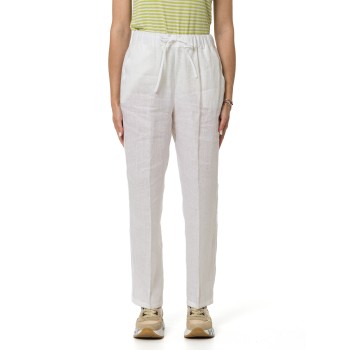 Joggers in tela di lino Emme Marella