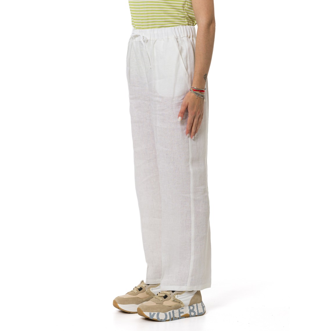 Joggers in tela di lino Emme Marella
