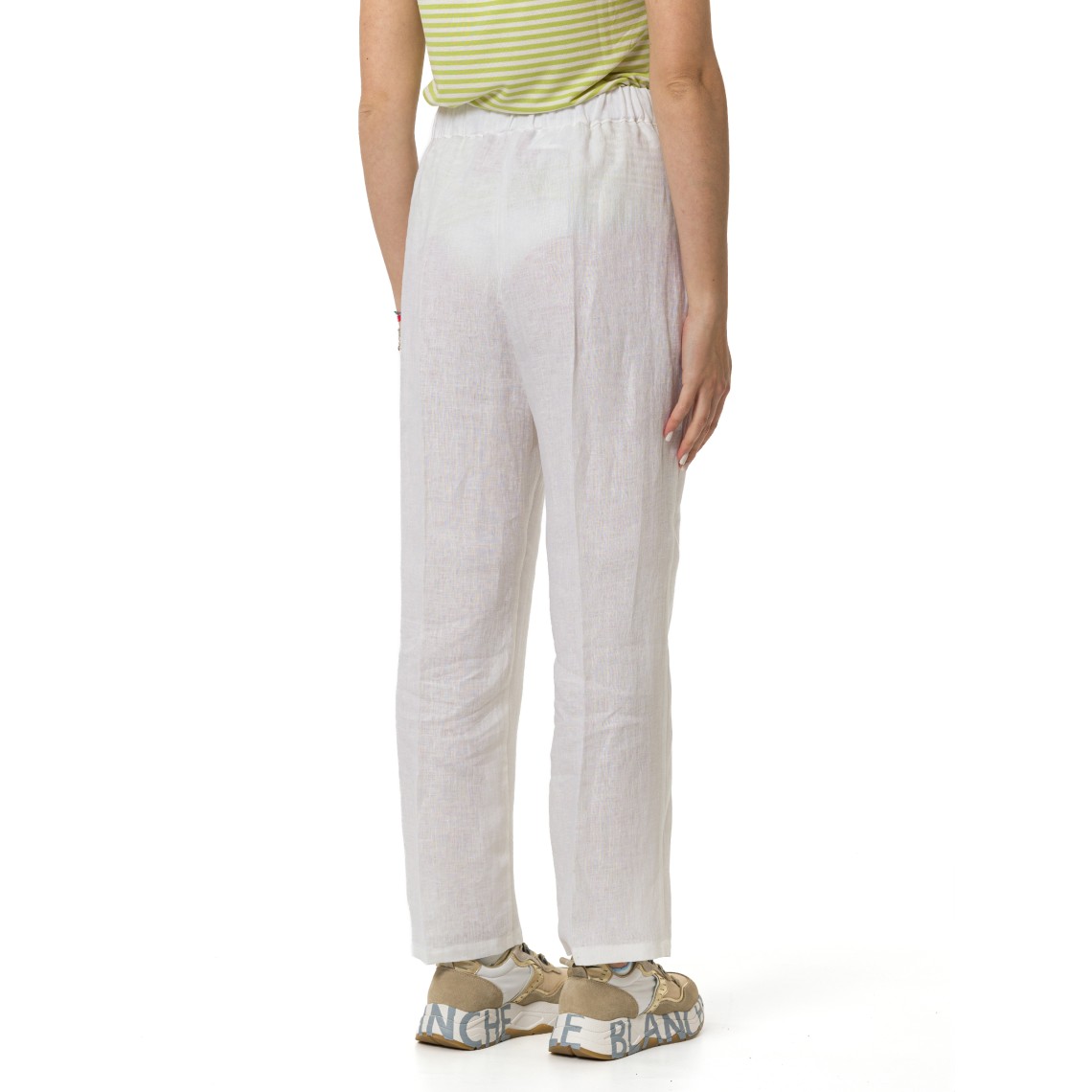 Joggers in tela di lino Emme Marella