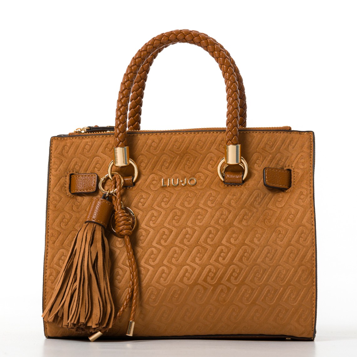 Borsa Liu Jo in camoscio sintetico con monogram goffrato