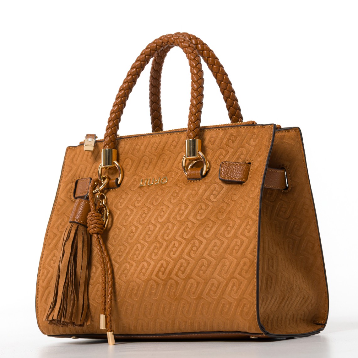 Borsa Liu Jo in camoscio sintetico con monogram goffrato