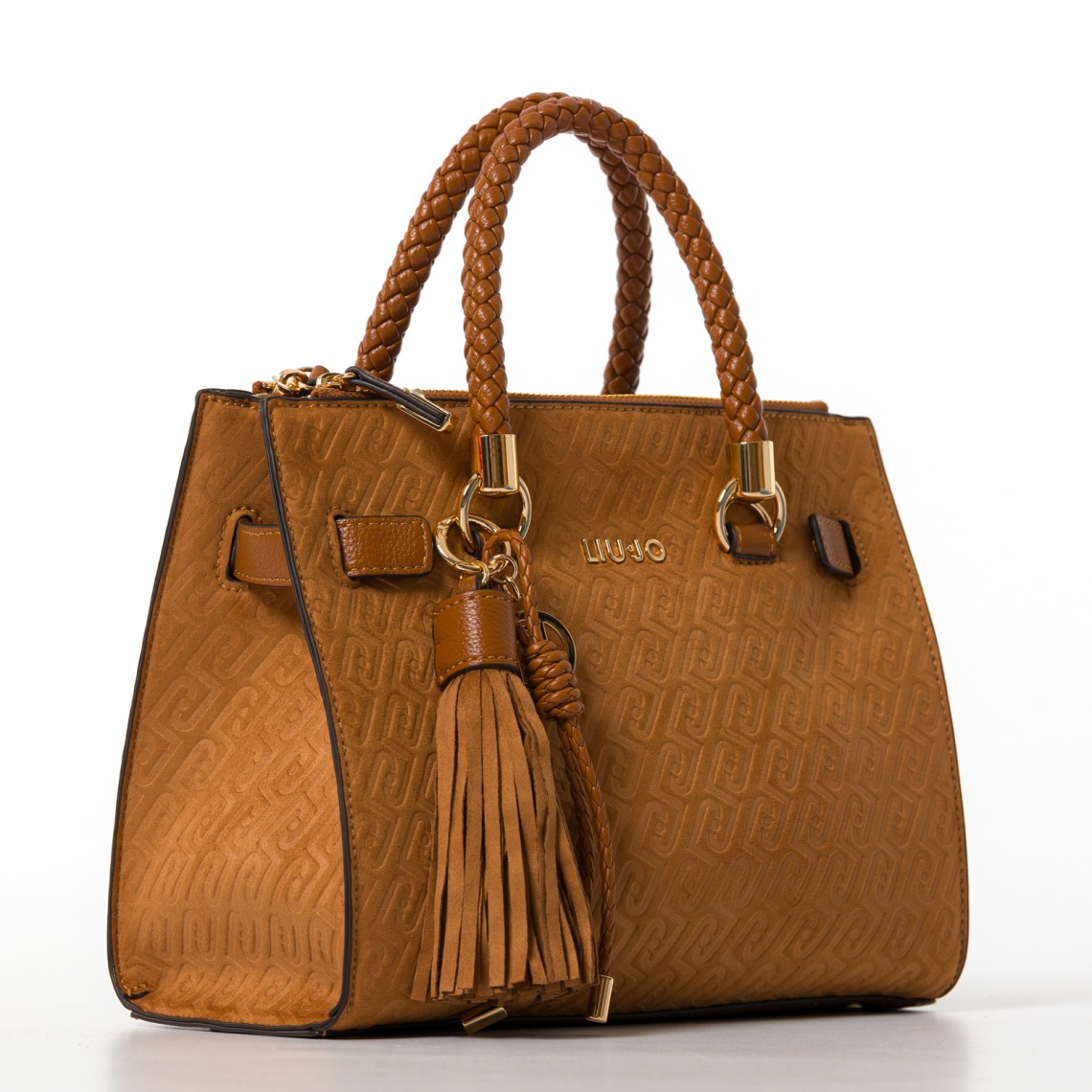 Borsa Liu Jo in camoscio sintetico con monogram goffrato
