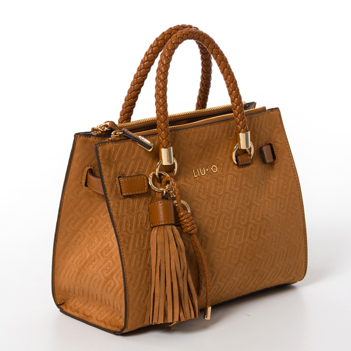 Borsa Liu Jo in camoscio sintetico con monogram goffrato