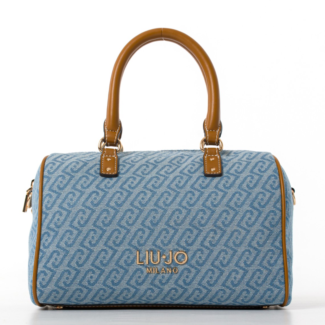 Borsa in denim con monogram jacquard Liu Jo