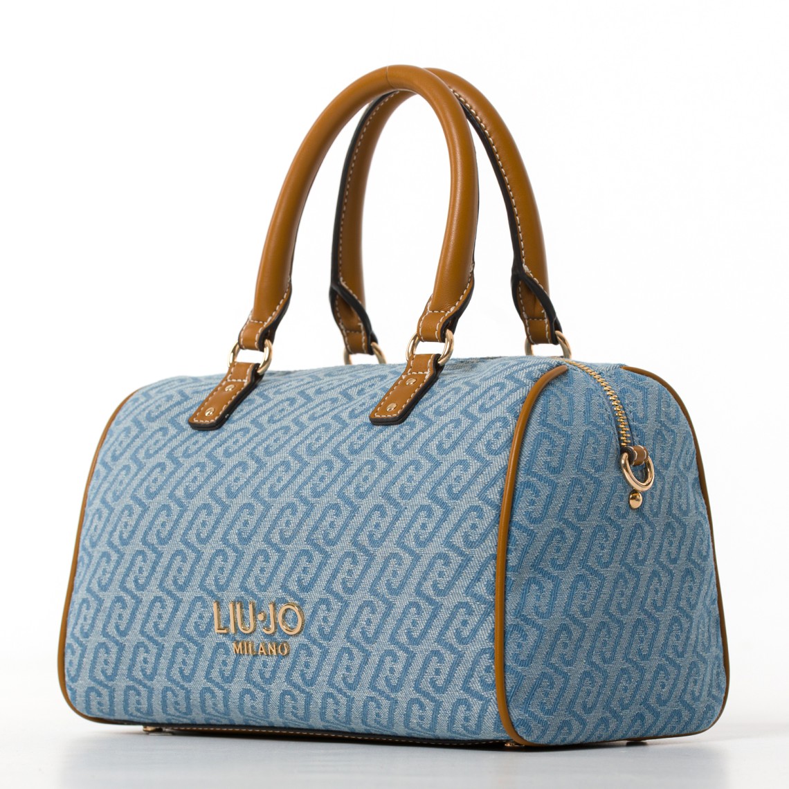 Borsa in denim con monogram jacquard Liu Jo