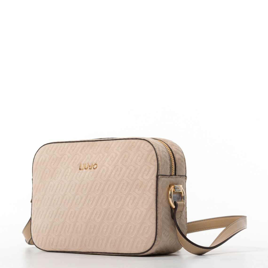 Borsa Camera Case in camoscio sintetico con monogram goffrato Liu Jo