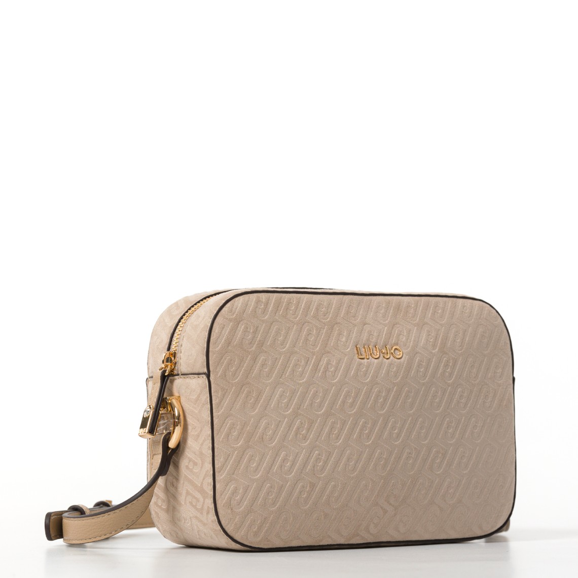 Borsa Camera Case in camoscio sintetico con monogram goffrato Liu Jo