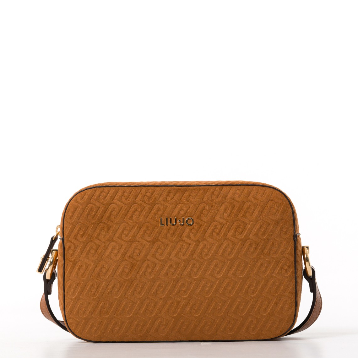 Borsa Camera Case in camoscio sintetico con monogram goffrato Liu Jo