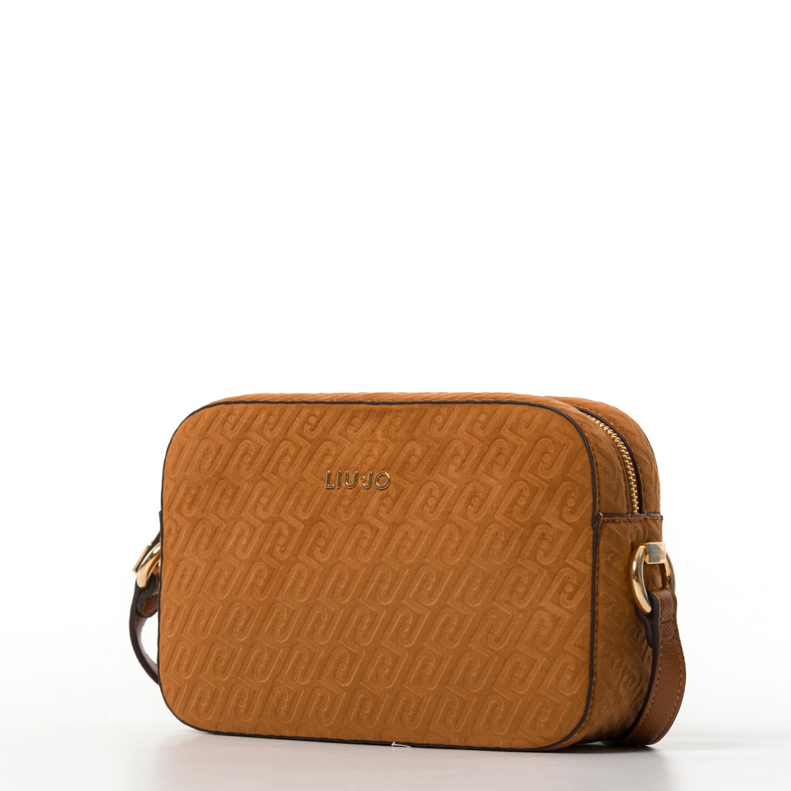 Borsa Camera Case in camoscio sintetico con monogram goffrato Liu Jo