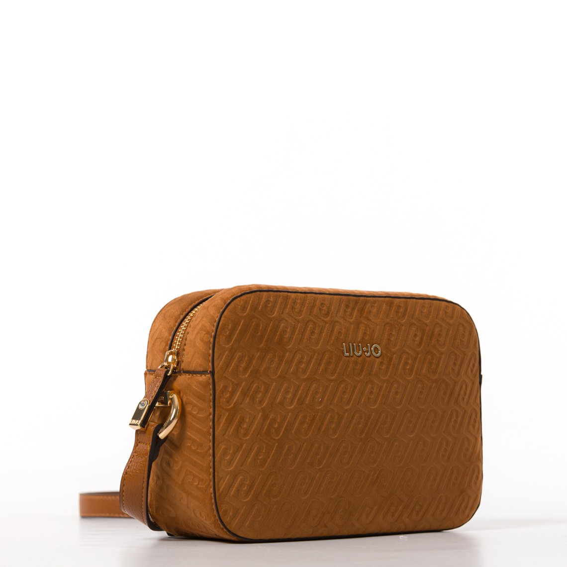 Borsa Camera Case in camoscio sintetico con monogram goffrato Liu Jo