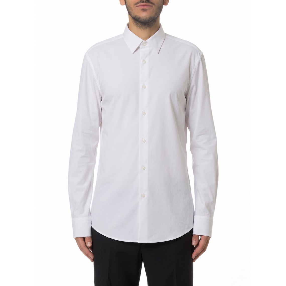 Camicia slim fit in jersey elasticizzato Boss