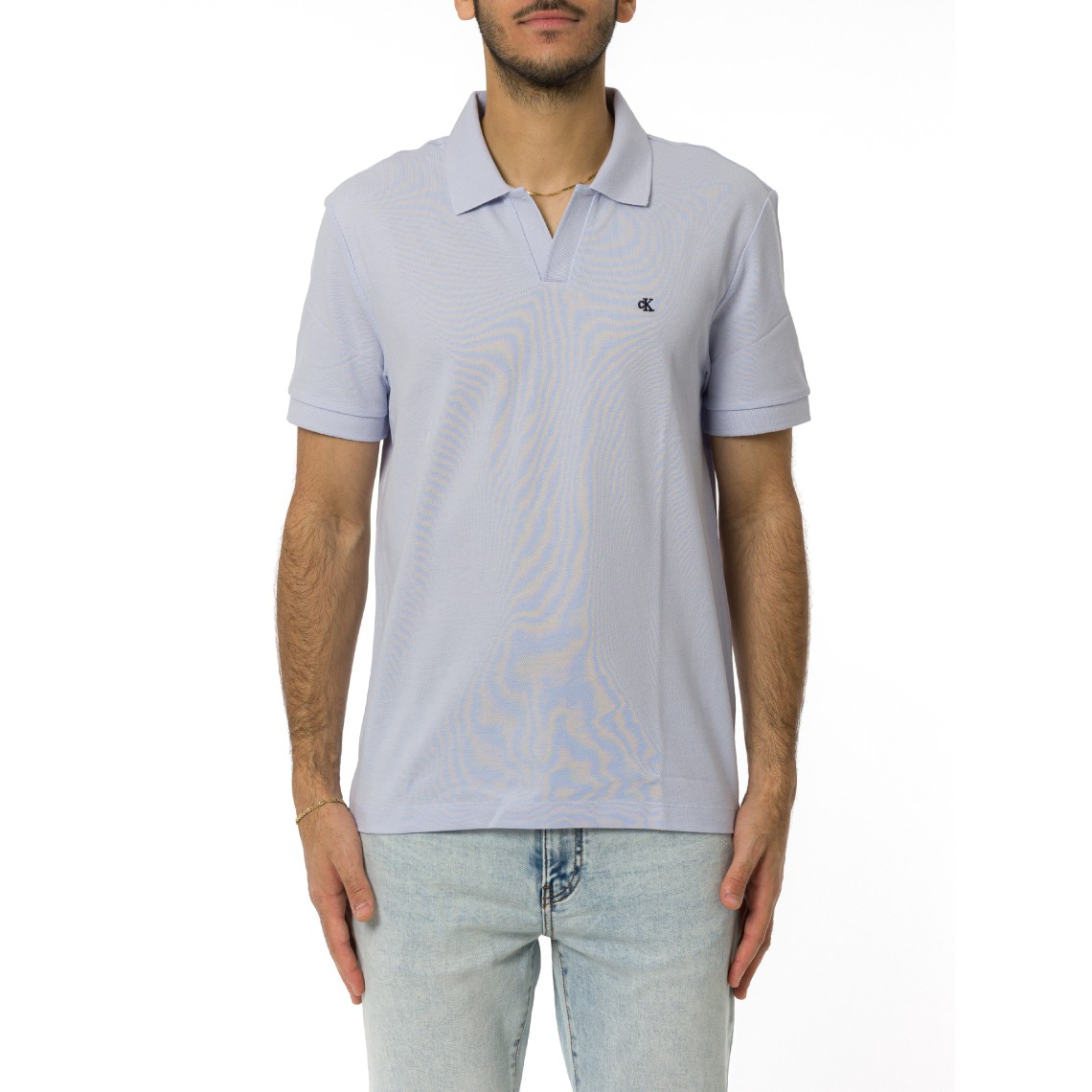 Polo con scollo a V Calvin Klein Jeans
