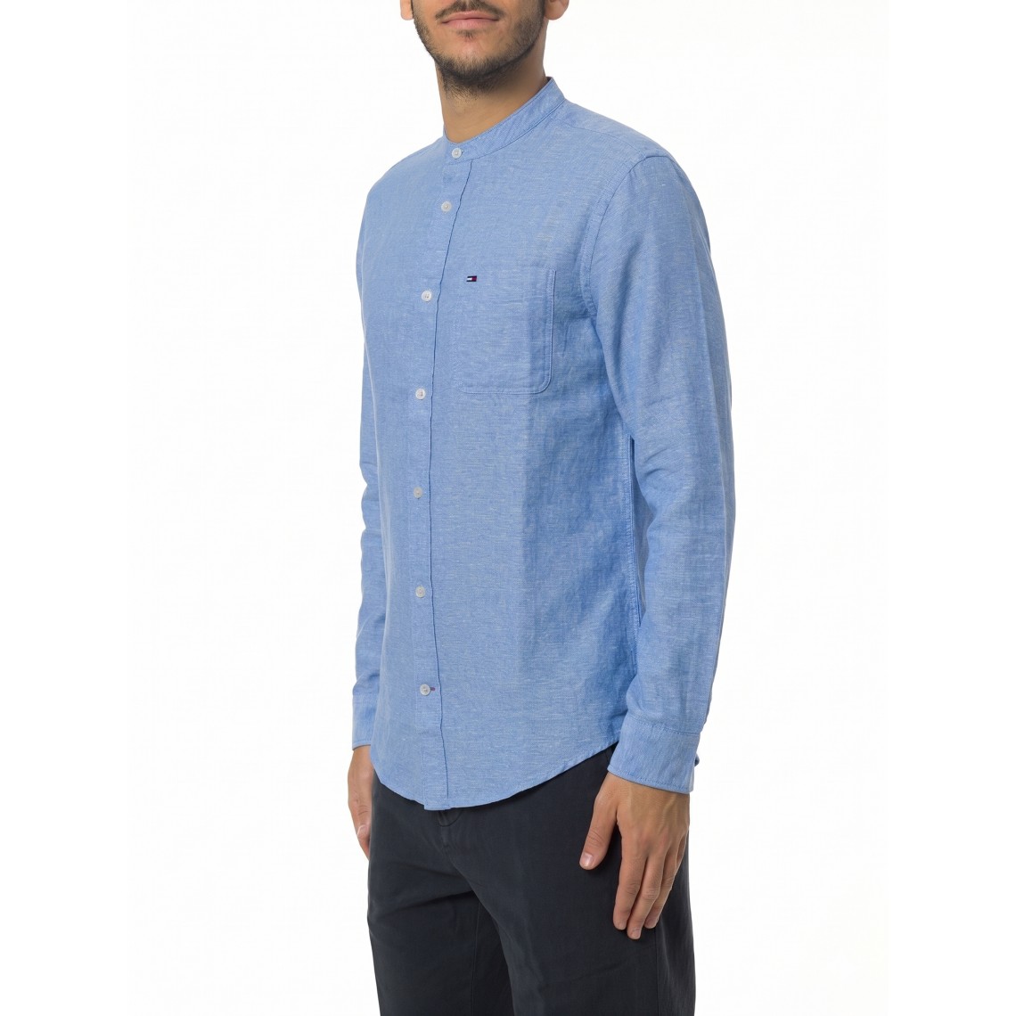 Camicia coreana in misto lino Tommy Jeans