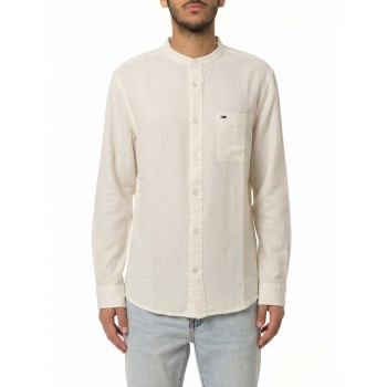 Camicia coreana in misto lino Tommy Jeans