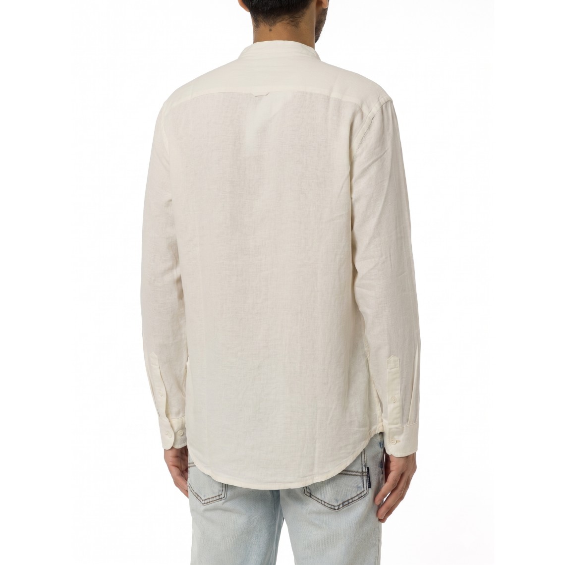Camicia coreana in misto lino Tommy Jeans