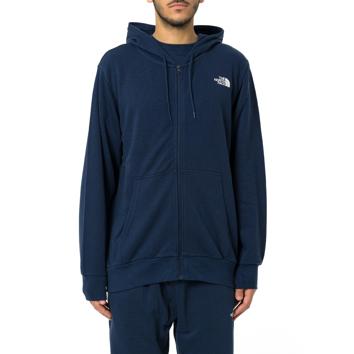 Felpa con zip e cappuccio Simple Dome Light Regular The North Face