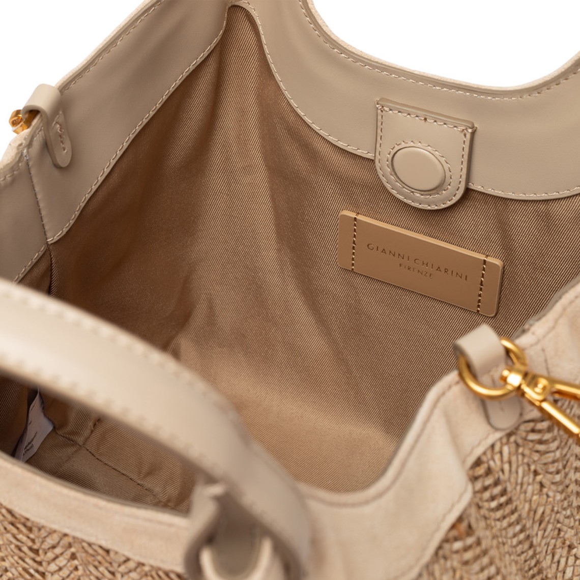Borsa in paglia intrecciata Dua Gianni Chiarini