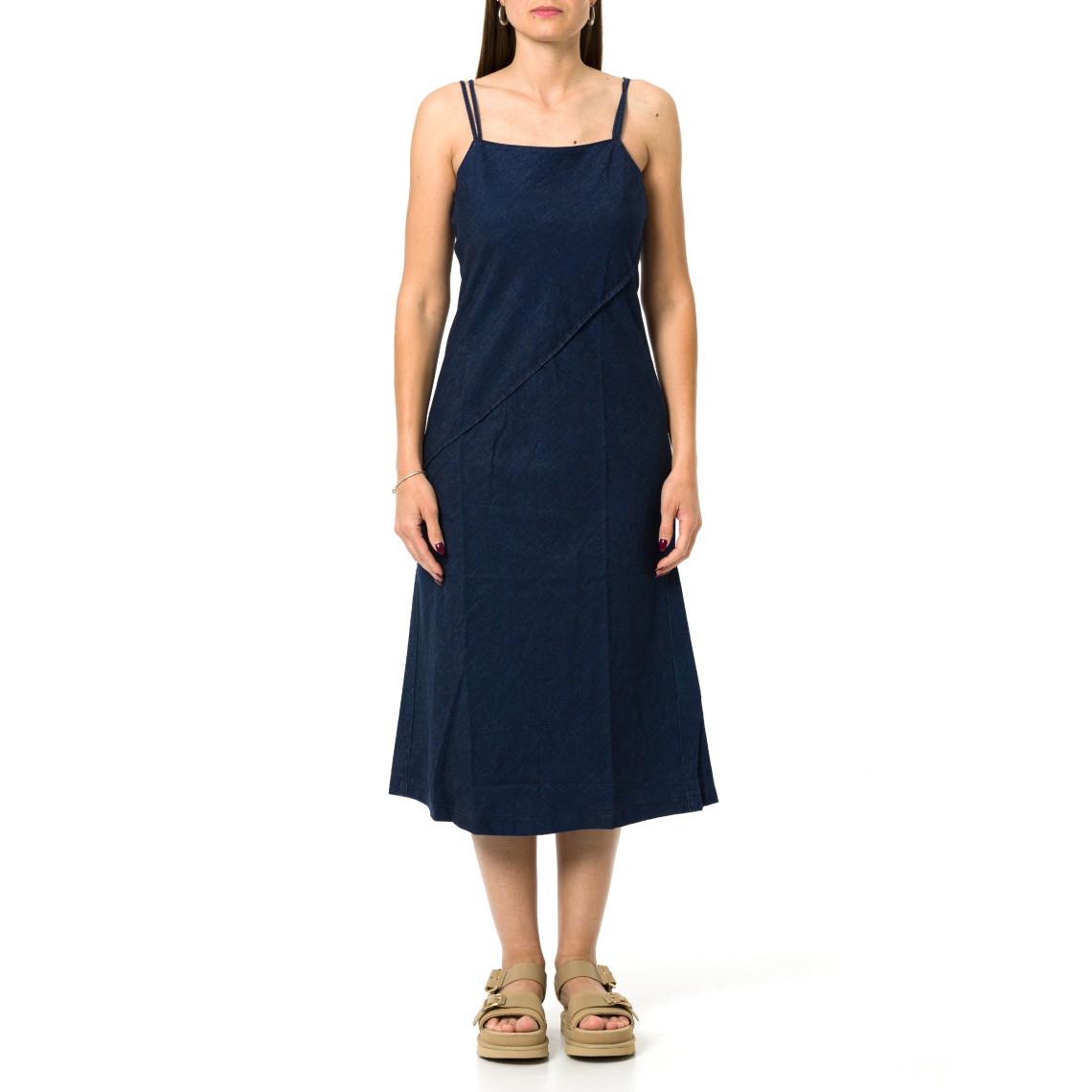Abito con corpetto in morbido denim Calvin Klein Jeans