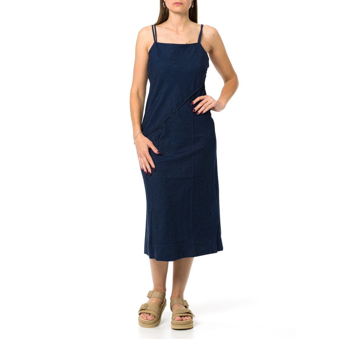Abito con corpetto in morbido denim Calvin Klein Jeans