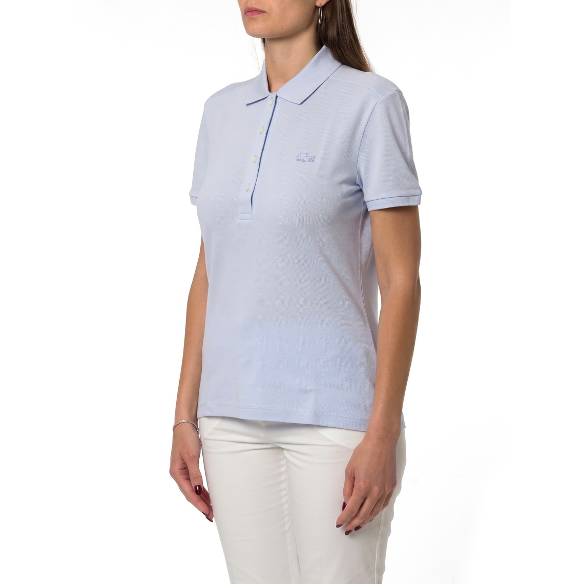 Polo in piquè di cotone stretch Lacoste