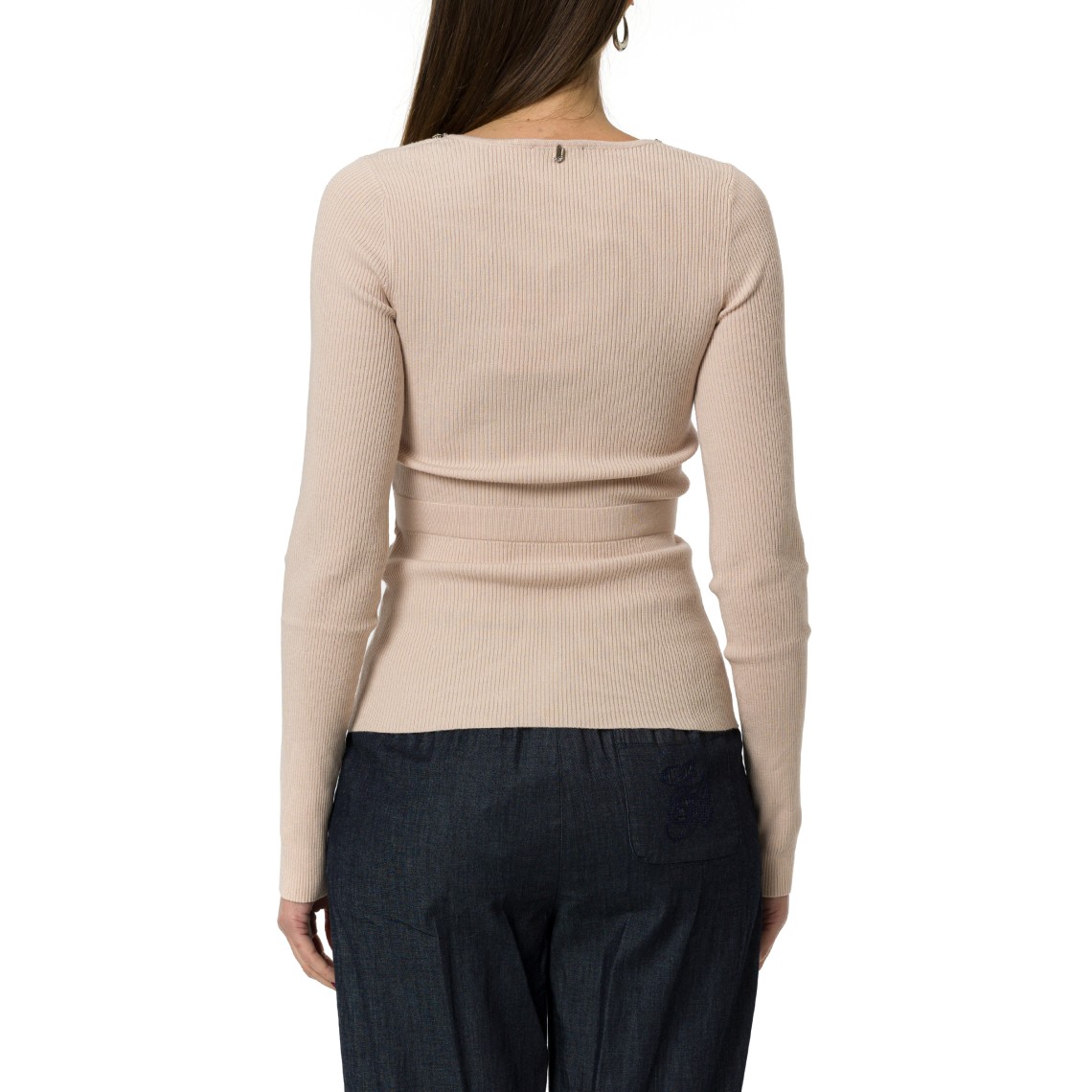 Maglia con ricami gioiello Liu Jo