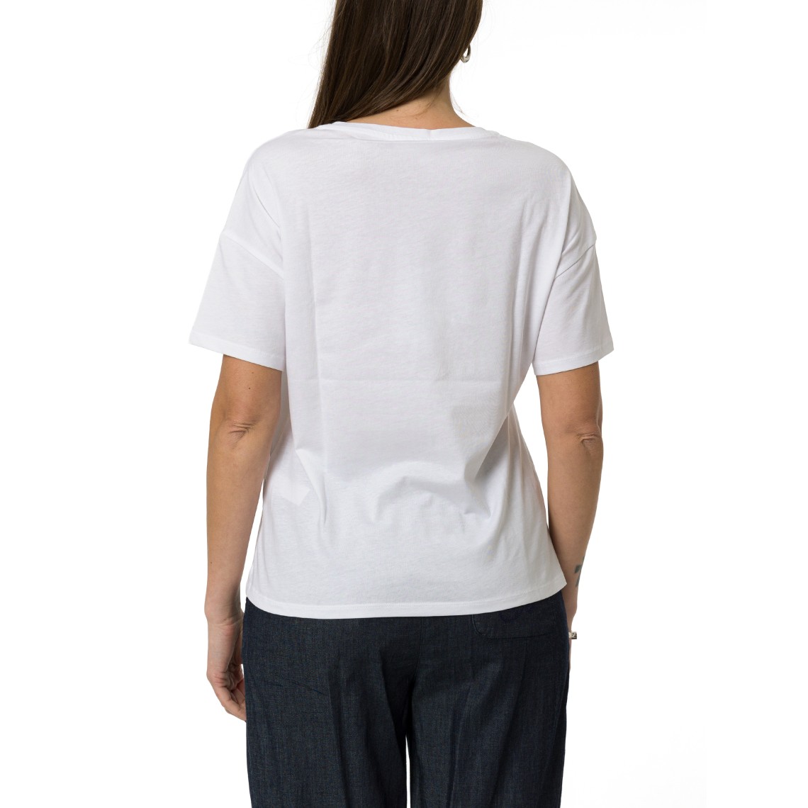 T-shirt con patch Liu Jo