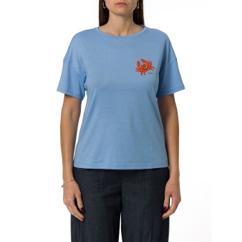 T-shirt con patch Liu Jo