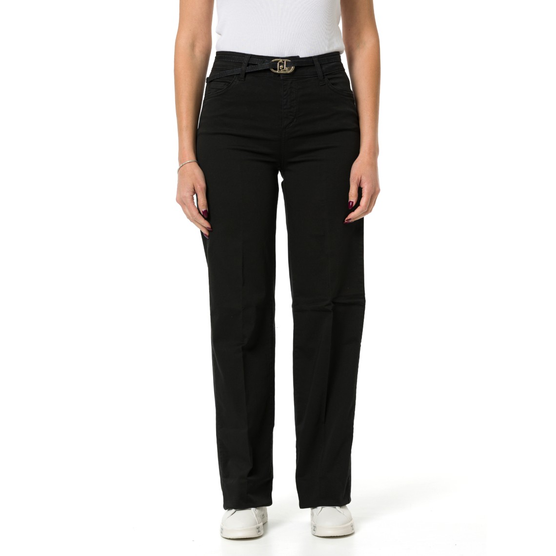 Pantaloni flare con cintura Liu Jo