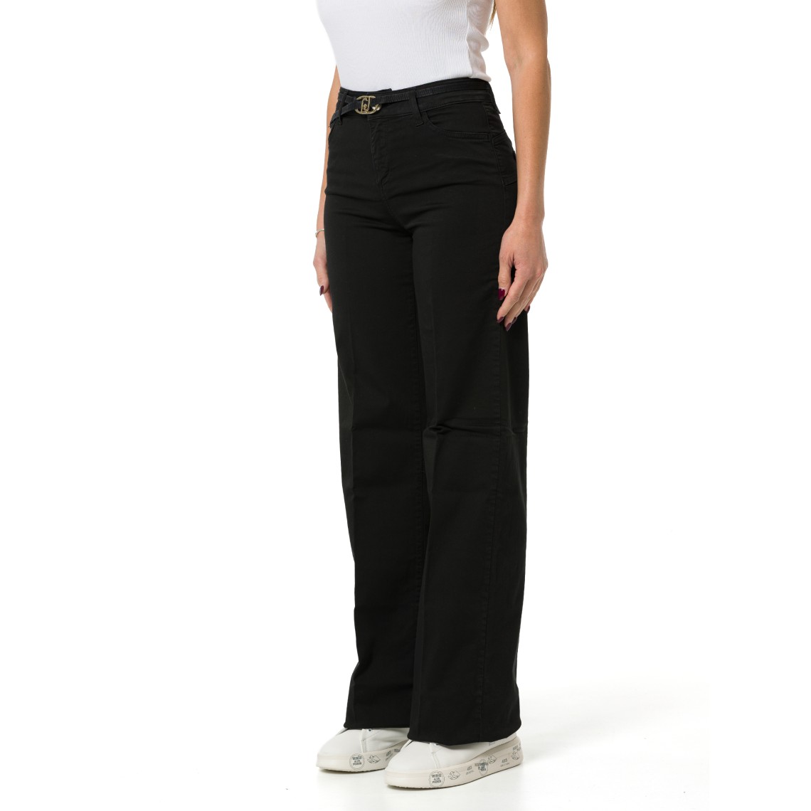 Pantaloni flare con cintura Liu Jo